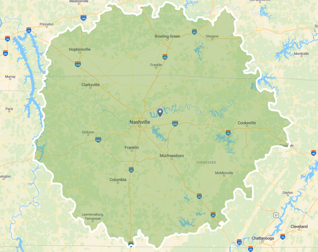 Old Friends Senior Dog Sanctuary Foster Radius Map